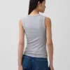 Moderne tanktop met ronde hals