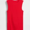 Moderne tanktop met ronde hals