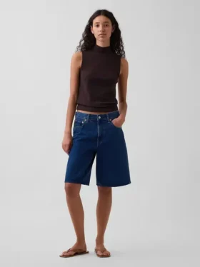 Moderne tanktop met staande kraag