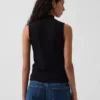 Moderne tanktop met staande kraag