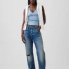 Moderne tanktop met V-hals