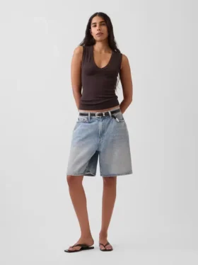 Moderne tanktop met V-hals