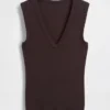 Moderne tanktop met V-hals