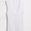 Moderne tanktop met V-hals