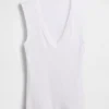 Moderne tanktop met V-hals