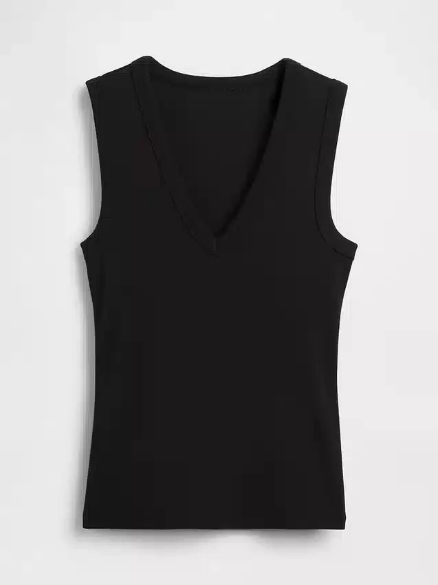 Moderne tanktop met V-hals