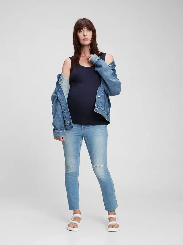 Moderne zwangerschapskleding-tanktop