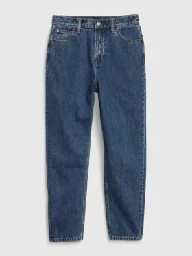 Mom-jeans met hoge taille