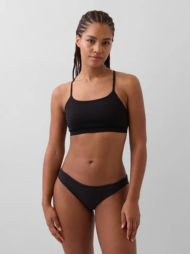 Naadloze bralette met racerback