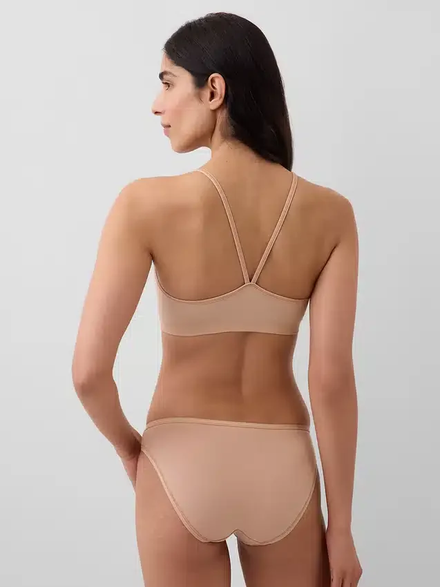 Naadloze bralette met racerback