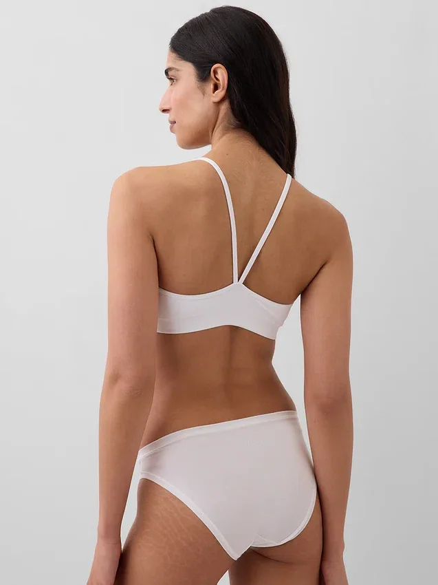 Naadloze bralette met racerback