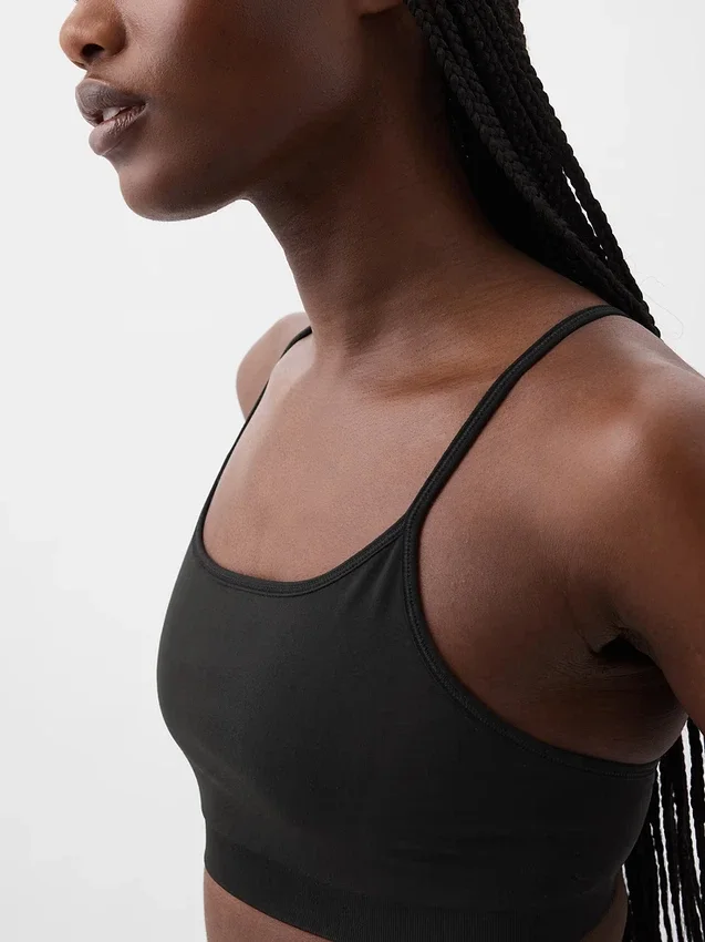 Naadloze bralette met racerback