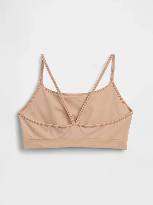 Naadloze bralette met racerback