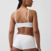Naadloze, geribde driehoekige bralette