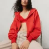 Naadloze, geribde driehoekige bralette