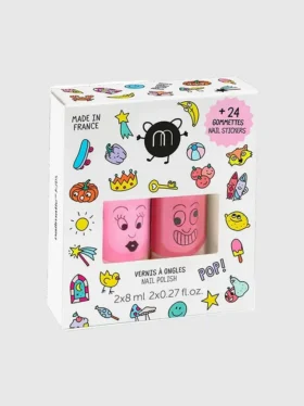Nailmatic nagellak- en nagelsticker-Pop-set
