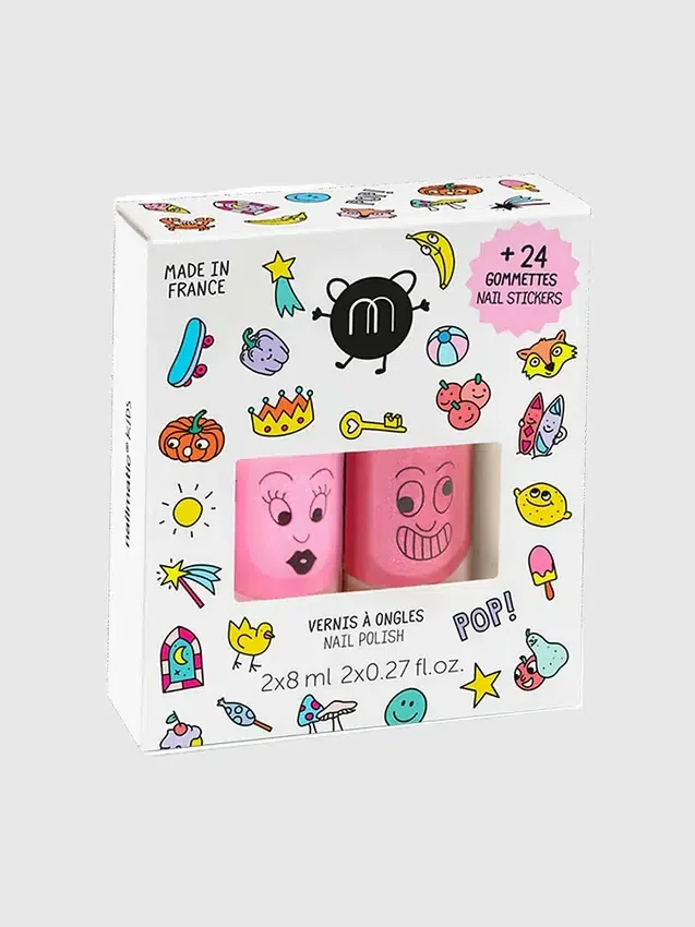 Nailmatic nagellak- en nagelsticker-Pop-set