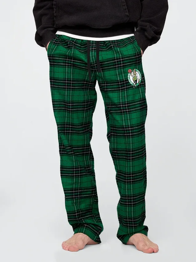 NBA Boston Celtics flanellen pyjamabroek-broek