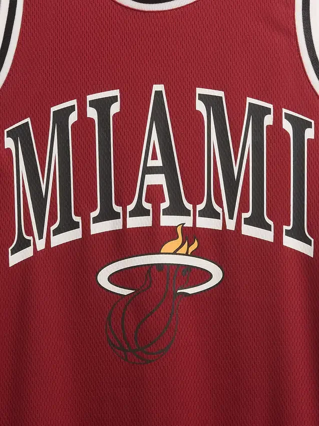 NBA Miami Heat gerecyclede jersey-minijurk