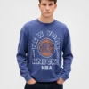 NBA New York Knicks cropped T-shirt met print