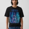 Nirvana T-shirt met print, zwaar, cropped