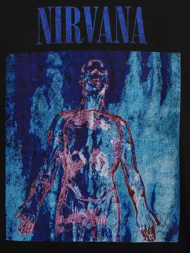 Nirvana T-shirt met print, zwaar, cropped