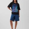 Nirvana T-shirt met print, zwaar, cropped
