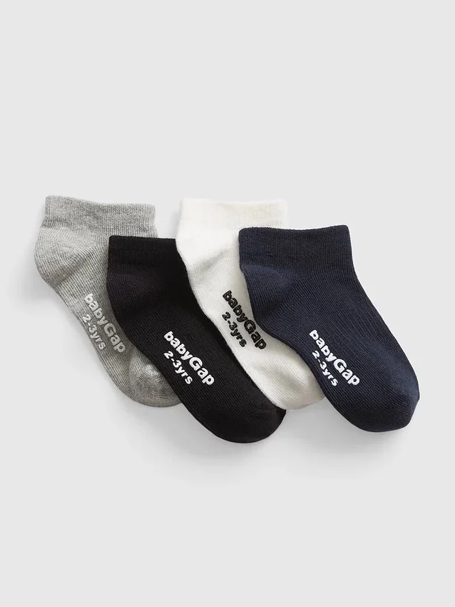No-show sokken voor peuters (4-pack)