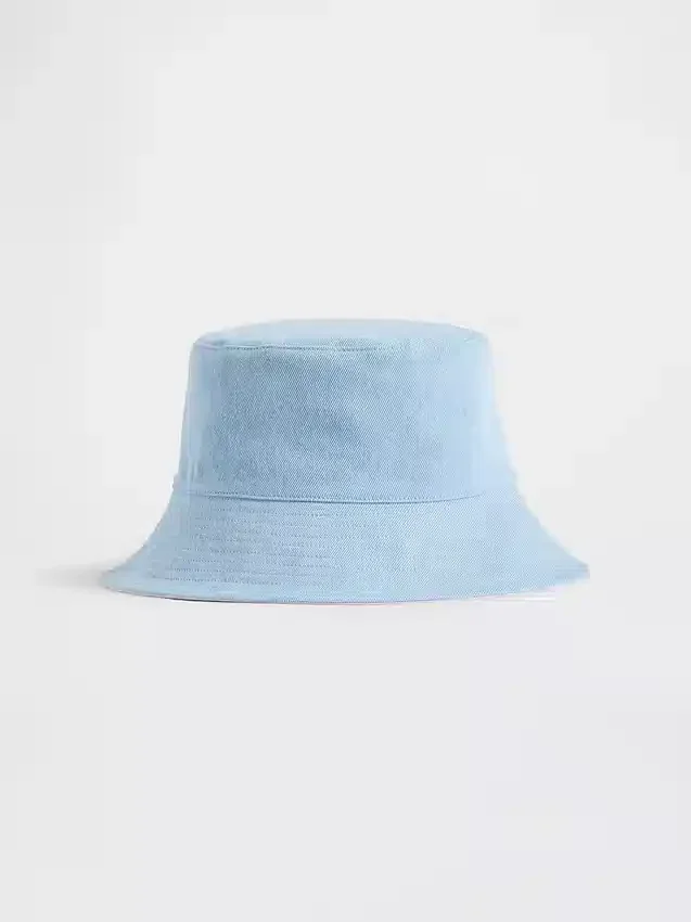 Omkeerbare denim buckethoed voor kinderen
