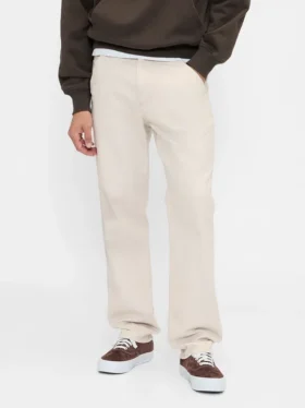 Ontspannen rechte utility-kaki broek
