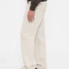 Ontspannen rechte utility-kaki broek