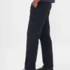 Ontspannen rechte utility-kaki broek