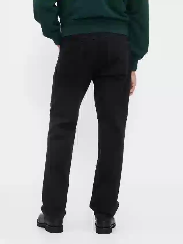 Ontspannen rechte utility-kaki broek