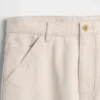 Ontspannen rechte utility-kaki broek