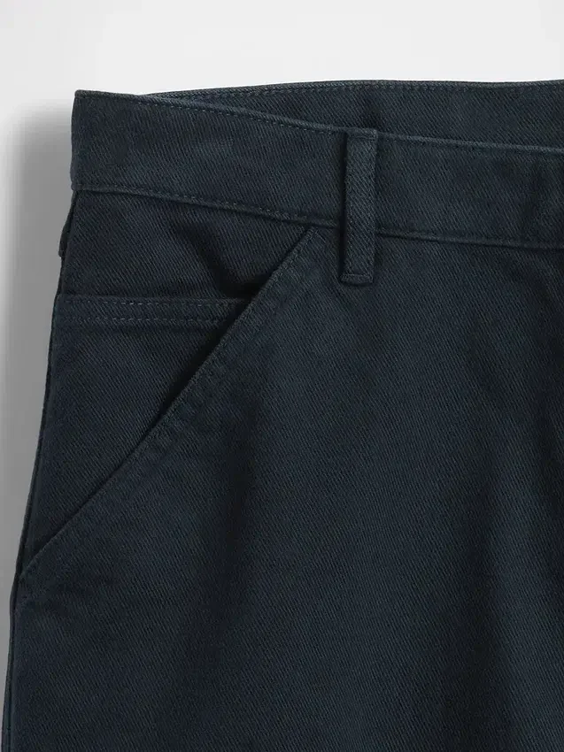 Ontspannen rechte utility-kaki broek