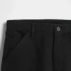 Ontspannen rechte utility-kaki broek