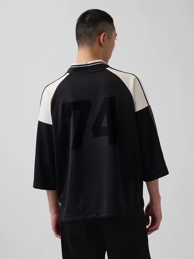 Ouigap oversized jersey met logo