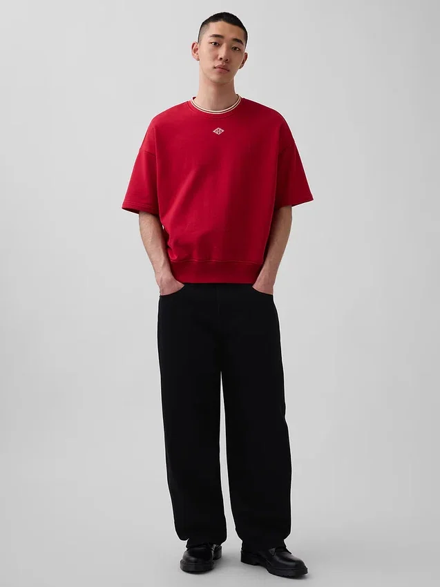 Ouigap zwaar French Terry-sweatshirt