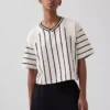 Ouigap zwaar gewicht crop-T-shirt