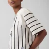 Ouigap zwaar gewicht crop-T-shirt