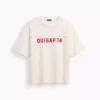 Ouigap zwaar gewicht crop-T-shirt met logo