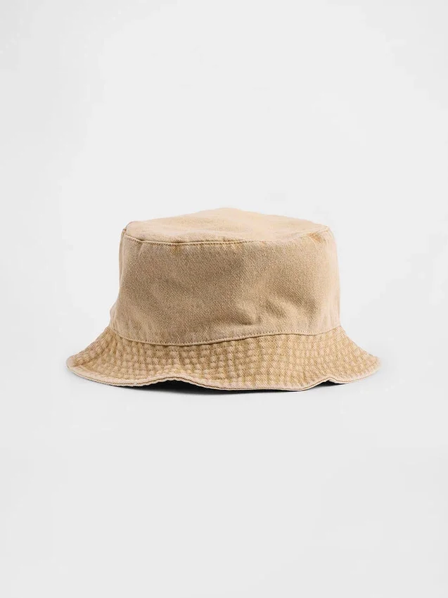 Overdyed denim buckethoed voor kinderen