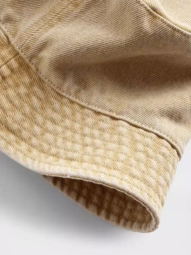 Overdyed denim buckethoed voor kinderen