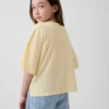 Oversized, boxy T-shirt met staatslogo voor kinderen