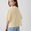 Oversized, boxy T-shirt met staatslogo voor kinderen