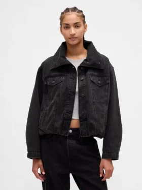Oversized cocoonjas van denim