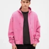 Oversized cropped hoodie met rits voor volwassenen