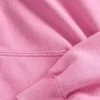 Oversized cropped hoodie met rits voor volwassenen