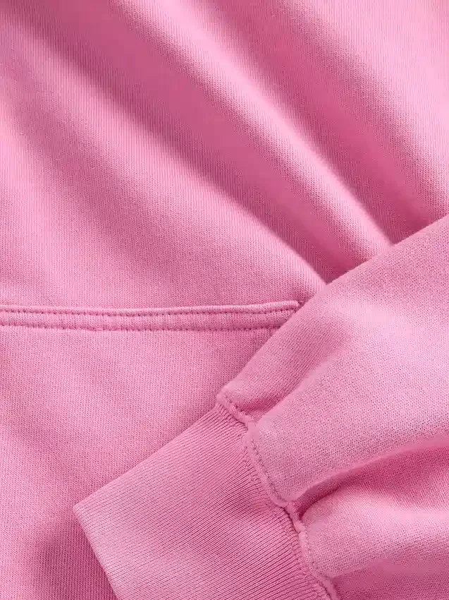 Oversized cropped hoodie met rits voor volwassenen
