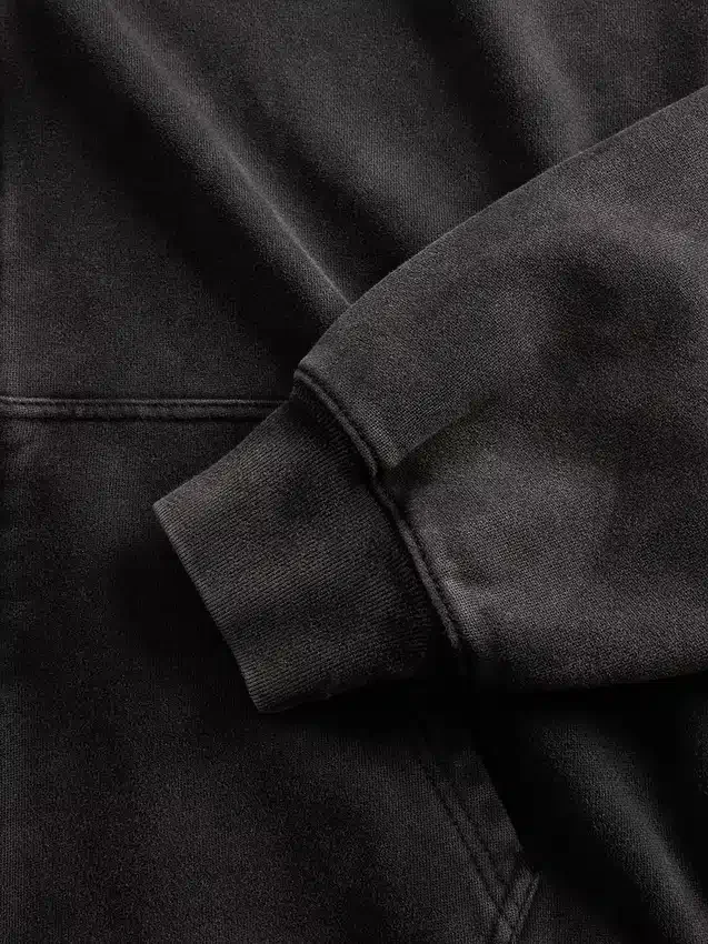 Oversized cropped hoodie met rits voor volwassenen